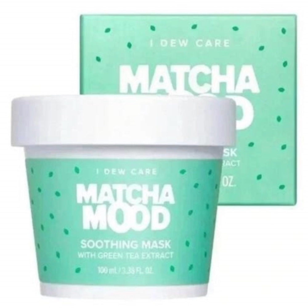 I Dew Care Matcha Mood Face Mask Green Tea Soothing Hydrating Korean KBeauty - Picture 7 of 7